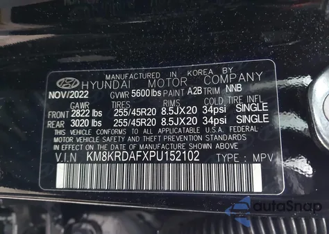 2023 Hyundai Ioniq 5 Limited from USA, damaged, VIN KM8KRDAFXPU152102